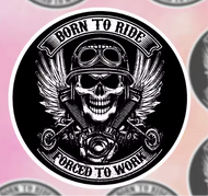 Born To Ride Decal