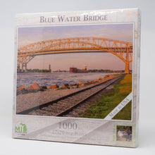 Load image into Gallery viewer, Blue Water Bridge - 1000 Piece Michigan and Canada Puzzle
