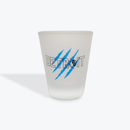 Shot Glass-Frosted- Detroit Claw