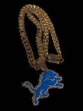 Load image into Gallery viewer, Detroit Lions Rhinestone Necklace
