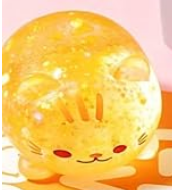 Load image into Gallery viewer, SMALL GLITTER SUGAR CAT SQUISHY
