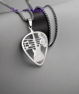 Guitar Charm Necklace