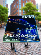 Blue Water Bridge Port Huron Coaster