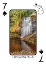 Load image into Gallery viewer, WATERFALLS OF MICHIGAN - Playing Cards - Euchre Friendly
