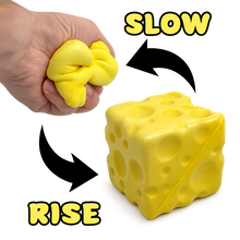 Load image into Gallery viewer, Fun Doh Slow Rise Cheese Squishies | Viral Sensory Display
