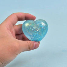 Load image into Gallery viewer, SugarSqueez Glitter Heart Maltose Fidget Stress Ball
