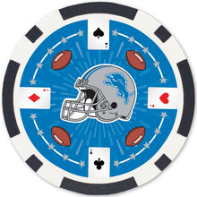 Load image into Gallery viewer, Detroit Lions 100 Piece Poker Chips
