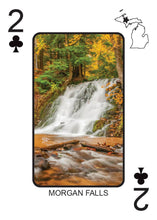 Load image into Gallery viewer, WATERFALLS OF MICHIGAN - Playing Cards - Euchre Friendly
