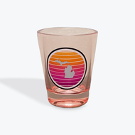 Shot Glass-  MI PINK SUNSET