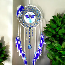 Load image into Gallery viewer, Dreamcatcher Dragonfly White
