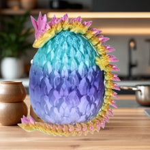 Load image into Gallery viewer, 3D Printed Dragon &amp; Egg Lg
