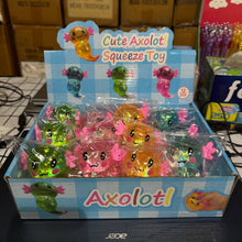 Load image into Gallery viewer, Sugar Squeeze Glitter Axolotl Toy | A055
