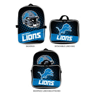 Detroit Lions Backpack Lunchbox Set