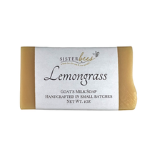 Load image into Gallery viewer, Travel Size Lemongrass Goat&#39;s Milk Soap
