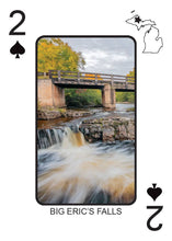 Load image into Gallery viewer, WATERFALLS OF MICHIGAN - Playing Cards - Euchre Friendly
