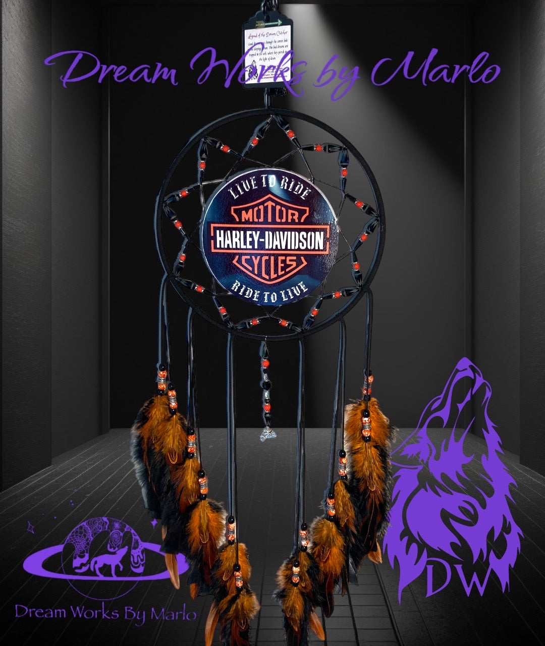 dream catcher motorcycle helmet Dream Catcher Harley – MI Creator's Cove