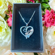 Mom Heart Necklace