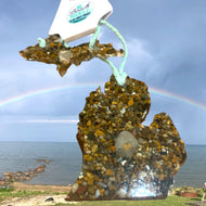 Lake Huron Michigan Upper & Lower Petoskey Stone Ornament