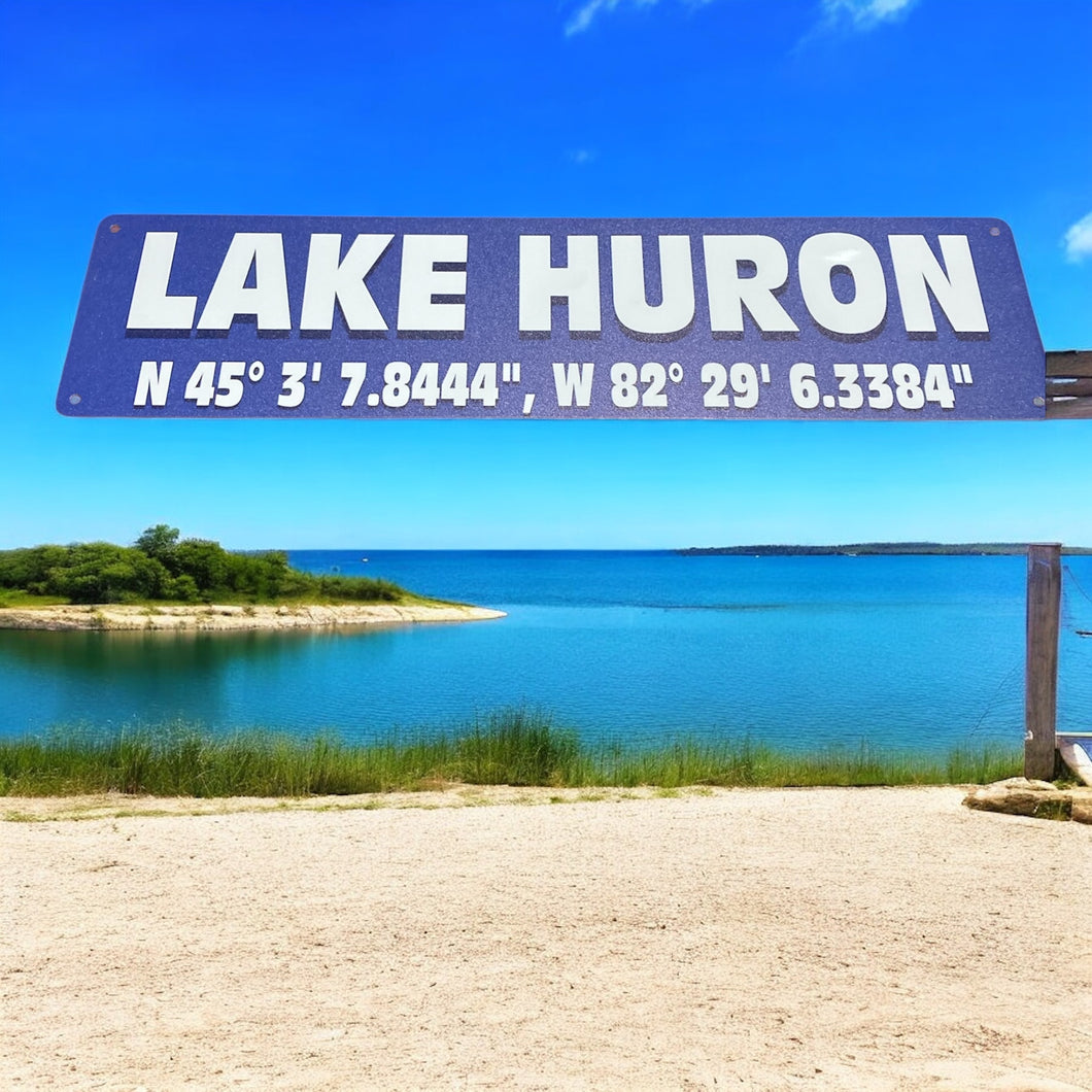 Lake Huron Sign