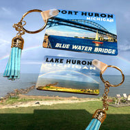 Lake Huron Port Huron Keychain