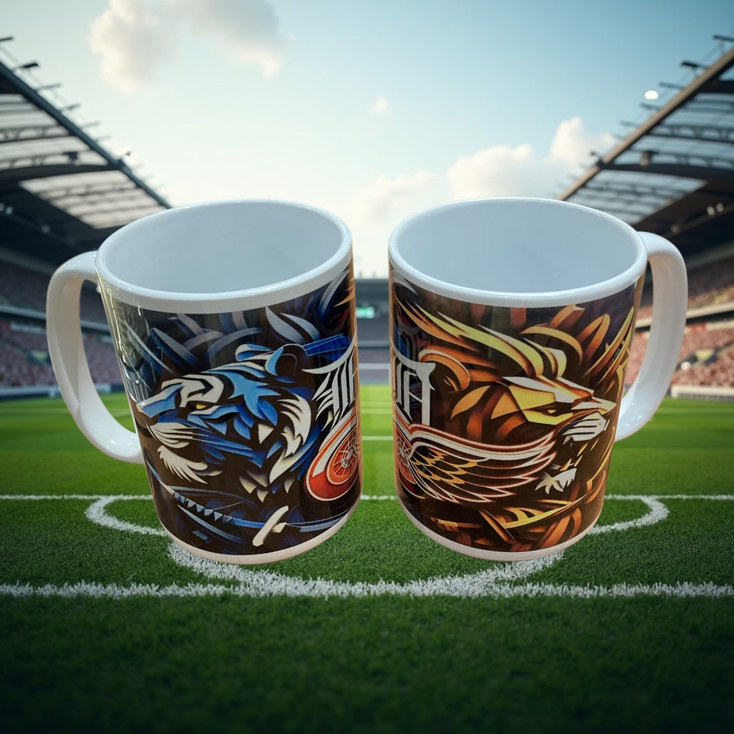 Lions/Tigers/Wings 16oz Coffee Mug