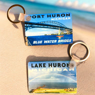 Lake Huron Port Huron Keychain