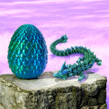 Load image into Gallery viewer, 3D Printed Dragon &amp; Egg Fidget Toy
