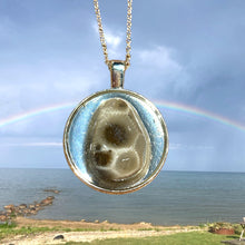 Load image into Gallery viewer, Lake Huron Michigan Petoskey Stone Necklace
