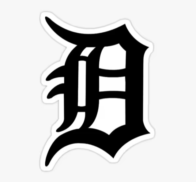 Detroit D Decal