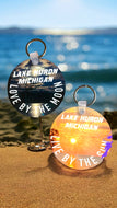 Lake Huron Michigan Keychain