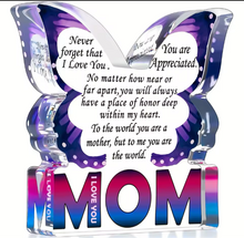 Load image into Gallery viewer, Mom Butterfly Acrylic plaque
