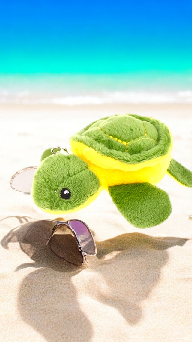 Plush Turtle Keychain