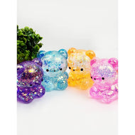 Glittered Maltose Teddy Bear Squishy Toy