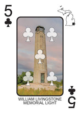 Load image into Gallery viewer, LIGHTHOUSES OF MICHIGAN - Playing Cards - Euchre Friendly
