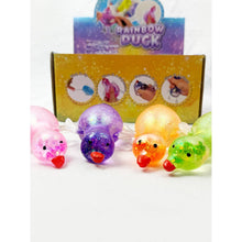 Load image into Gallery viewer, Rainbow Duck Squishy

