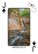 Load image into Gallery viewer, WATERFALLS OF MICHIGAN - Playing Cards - Euchre Friendly
