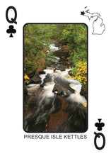 Load image into Gallery viewer, WATERFALLS OF MICHIGAN - Playing Cards - Euchre Friendly
