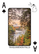 Load image into Gallery viewer, WATERFALLS OF MICHIGAN - Playing Cards - Euchre Friendly
