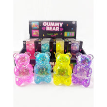 Load image into Gallery viewer, Glittered Gummy Bear Squishy
