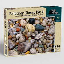Load image into Gallery viewer, Petoskey Stones Rock 550-Piece Puzzle
