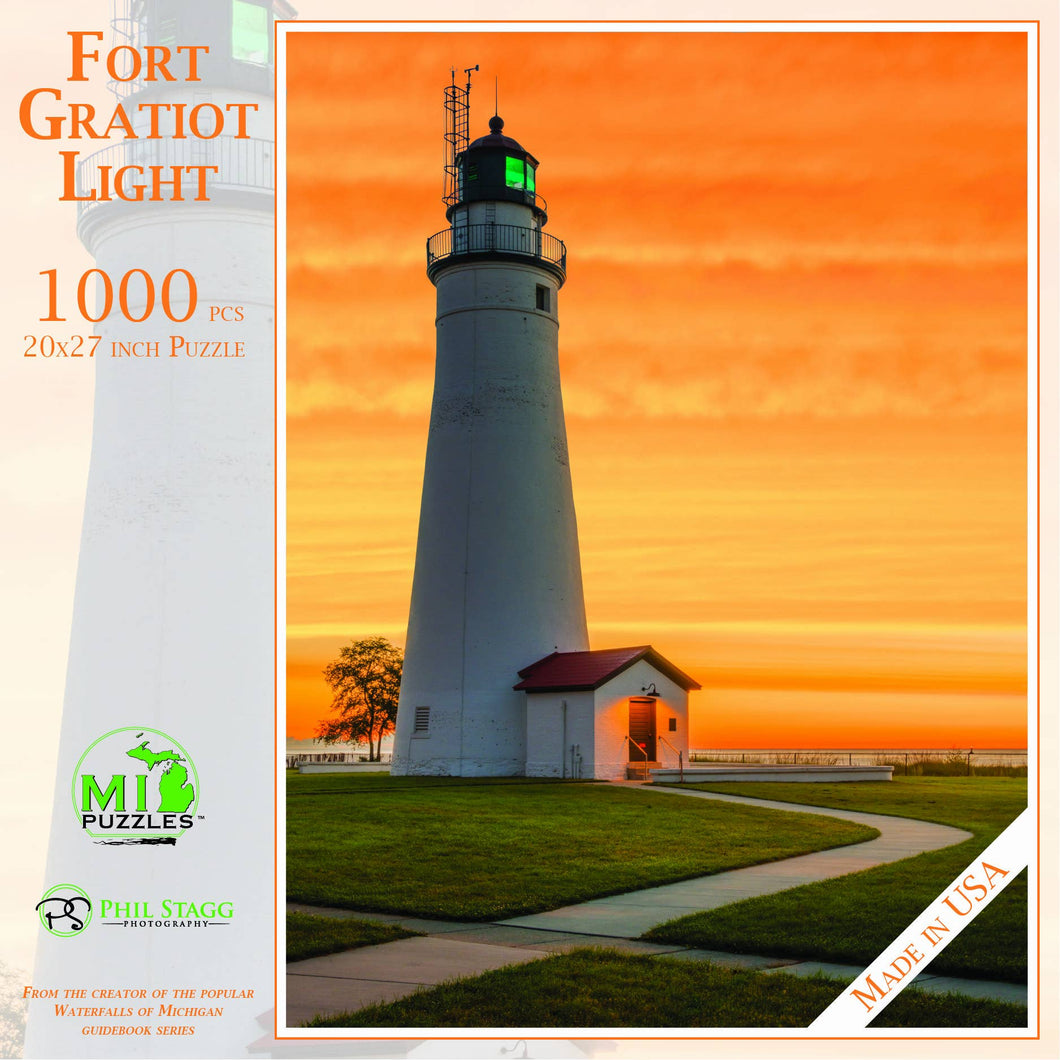Fort Gratiot Light - 1000 Piece Michigan Puzzle