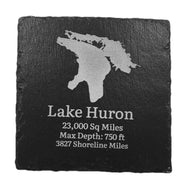Slate Coasters Michigan Themed