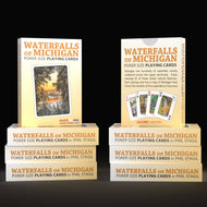 WATERFALLS OF MICHIGAN - Playing Cards - Euchre Friendly