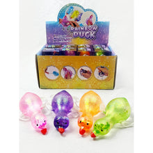 Load image into Gallery viewer, Rainbow Duck Squishy
