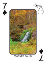 Load image into Gallery viewer, WATERFALLS OF MICHIGAN - Playing Cards - Euchre Friendly
