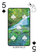 Load image into Gallery viewer, WATERFALLS OF MICHIGAN - Playing Cards - Euchre Friendly
