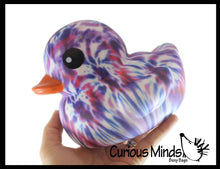 Load image into Gallery viewer, Jumbo Tie Dye Rubber Duck
