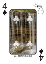 Load image into Gallery viewer, WATERFALLS OF MICHIGAN - Playing Cards - Euchre Friendly
