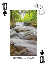 Load image into Gallery viewer, WATERFALLS OF MICHIGAN - Playing Cards - Euchre Friendly
