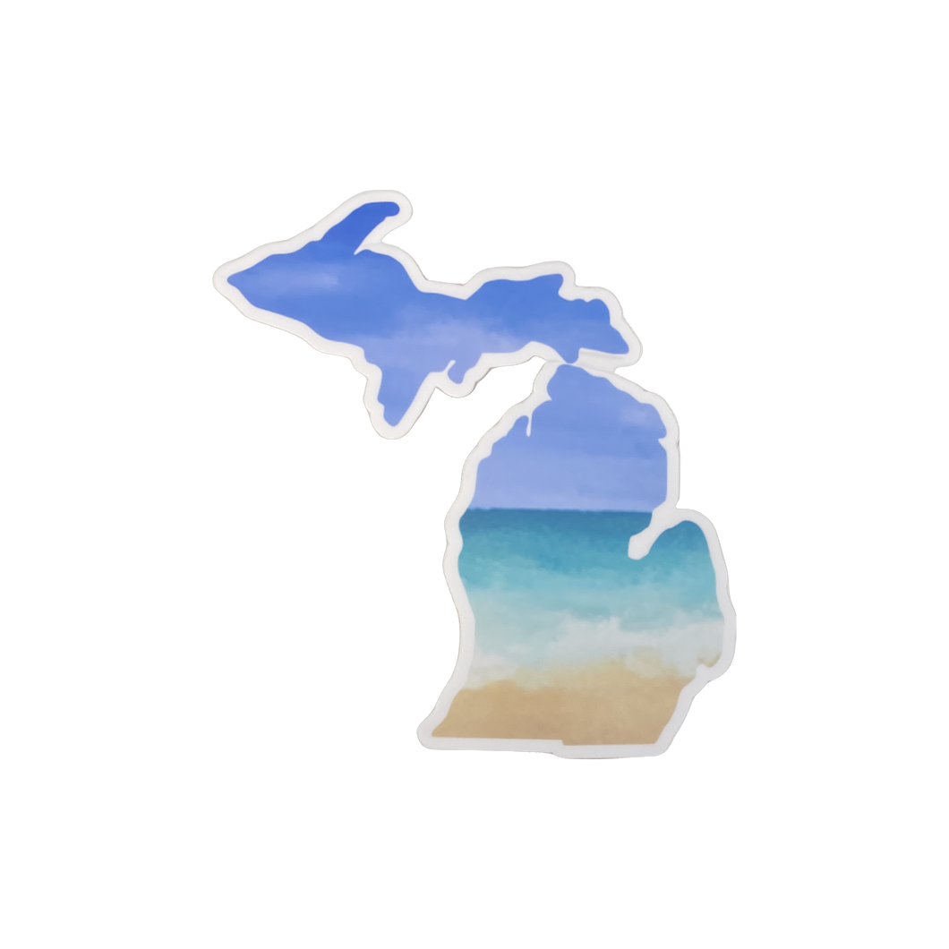 Watercolor Beach - Decal